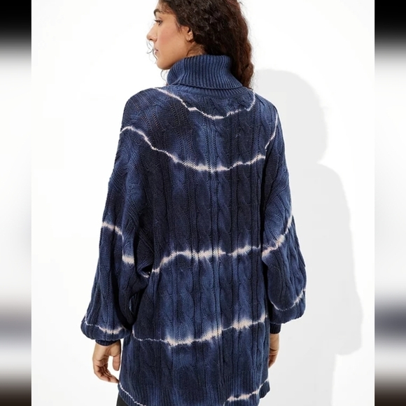 AE Oversized Tie Dye Turtleneck Sweater Sz M Excellent condition - Picture 4 of 15